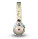 The Tan & Brown Floral Laced Pattern Skin for the Beats by Dre Mixr Headphones