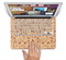 The Tan & Brown Vintage Deer Collage Skin Set for the Apple MacBook Pro 15" with Retina Display