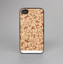 The Tan & Brown Vintage Deer Collage Skin-Sert for the Apple iPhone 4-4s Skin-Sert Case