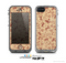 The Tan & Brown Vintage Deer Collage Skin for the Apple iPhone 5c LifeProof Case