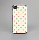 The Tan & Colored Laced Polka dots Skin-Sert for the Apple iPhone 4-4s Skin-Sert Case