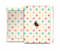 The Tan & Colored Laced Polka dots Full Body Skin Set for the Apple iPad Mini 3