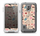 The Tan Colorful Hipster Icons Skin Samsung Galaxy S5 frē LifeProof Case