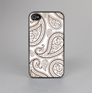 The Tan Highlighted Paisley Pattern Skin-Sert for the Apple iPhone 4-4s Skin-Sert Case