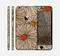The Tan & Orange Tipped Flowers Pattern Skin for the Apple iPhone 6 Plus