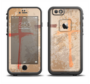 The Tan Splattered Color-Crosses Apple iPhone 6/6s LifeProof Fre Case Skin Set