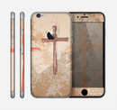 The Tan Splattered Color-Crosses Skin for the Apple iPhone 6