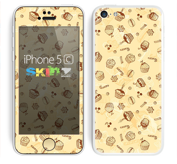 The Tan Treats N' Such Skin for the Apple iPhone 5c