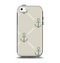 The Tan Vintage Solid Color Anchor Linked Apple iPhone 5c Otterbox Symmetry Case Skin Set