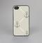 The Tan Vintage Solid Color Anchor Linked Skin-Sert for the Apple iPhone 4-4s Skin-Sert Case