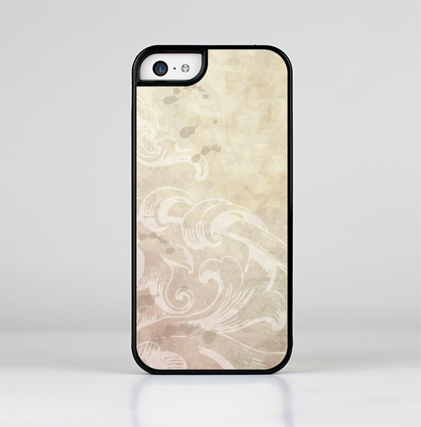 The Tan Vintage Subtle Laced Texture Skin-Sert for the Apple iPhone 5c Skin-Sert Case