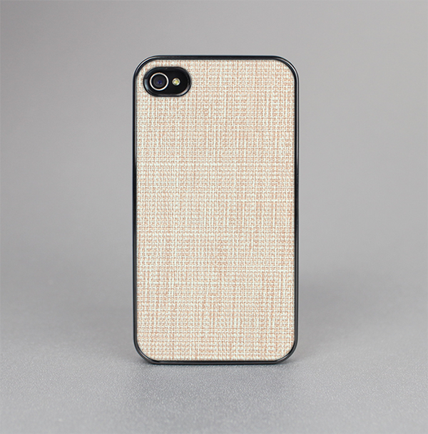 The Tan Woven Fabric Pattern Skin-Sert for the Apple iPhone 4-4s Skin-Sert Case