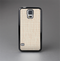 The Tan Woven Fabric Pattern Skin-Sert Case for the Samsung Galaxy S5