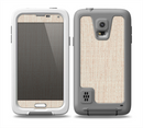 The Tan Woven Fabric Pattern Skin Samsung Galaxy S5 frē LifeProof Case