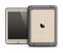 The Tan Woven Fabric Pattern Apple iPad Air LifeProof Fre Case Skin Set