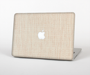 The Tan Woven Fabric Pattern Skin Set for the Apple MacBook Air 13"