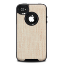 The Tan Woven Fabric Pattern Skin for the iPhone 4-4s OtterBox Commuter Case