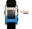 The Tan & Blue Polka Dotted Pattern Skin for the Pebble SmartWatch