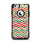 The Tan and Colored Chevron Pattern V55 Apple iPhone 6 Otterbox Commuter Case Skin Set