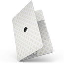 MacBook Pro without Touch Bar Skin Kit - The_Tan_and_White_Overlapping_Circle_Pattern-MacBook_13_Touch_V9.jpg?