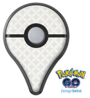 The Tan and White Overlapping Circle Pattern Pokémon GO Plus Vinyl Protective Decal Skin Kit