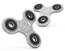 The Tan and White Overlapping Circle Pattern Full-Body Fidget Spinner Skin-Kit