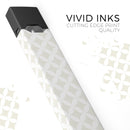 The Tan and White Overlapping Circle Pattern - Premium Decal Protective Skin-Wrap Sticker compatible with the Juul Labs vaping device