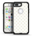 The Tan and White Overlapping Circle Pattern - iPhone 7 Plus/8 Plus OtterBox Case & Skin Kits