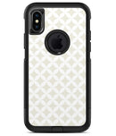 The Tan and White Overlapping Circle Pattern - iPhone X OtterBox Case & Skin Kits