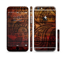 The Tattooed WoodGrain Sectioned Skin Series for the Apple iPhone 6s Plus