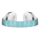 The Teal 18th Century Script Full-Body Skin Kit for the Beats by Dre Solo 3 Wireless Headphones