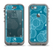 The Teal Abstract Raining Yarn Clouds Apple iPhone 5c LifeProof Nuud Case Skin Set