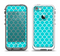 The Teal And White Seamless Morocan Pattern Apple iPhone 5-5s LifeProof Fre Case Skin Set