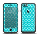 The Teal And White Seamless Morocan Pattern Apple iPhone 6/6s LifeProof Fre Case Skin Set