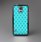 The Teal And White Seamless Morocan Pattern Skin-Sert Case for the Samsung Galaxy S5