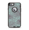The Teal Aster Flower Lined Apple iPhone 6 Otterbox Defender Case Skin Set