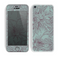 The Teal Aster Flower Lined Skin for the Apple iPhone 5c