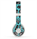 The Teal & Black Toon Robots Skin for the Beats by Dre Solo 2 Headphones