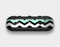 The Teal & Black Wide Chevron Pattern Skin Set for the Beats Pill Plus