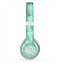The Teal & Brown Thin Flower Pattern Skin for the Beats by Dre Solo 2 Headphones