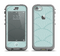 The Teal Circle Polka Pattern Apple iPhone 5c LifeProof Nuud Case Skin Set