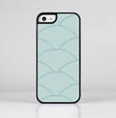 The Teal Circle Polka Pattern Skin-Sert Case for the Apple iPhone 5c