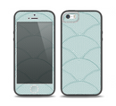 The Teal Circle Polka Pattern Skin Set for the iPhone 5-5s Skech Glow Case