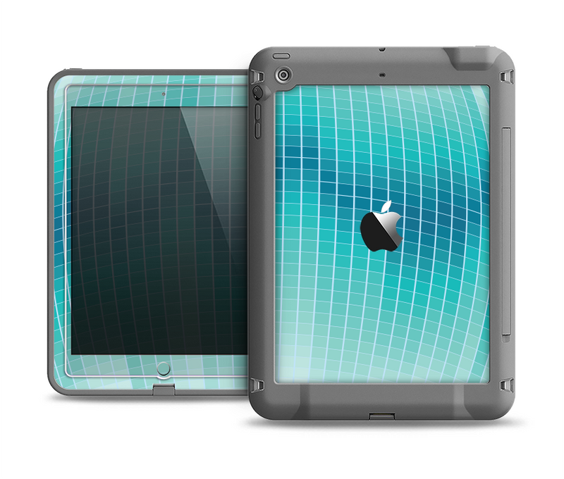The Teal Disco Ball Apple iPad Air LifeProof Fre Case Skin Set