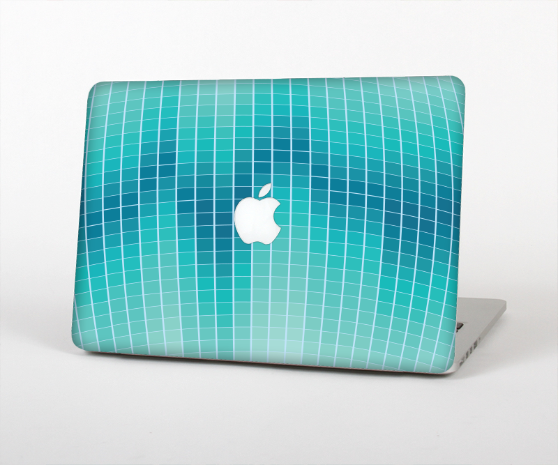 The Teal Disco Ball Skin Set for the Apple MacBook Pro 15" with Retina Display