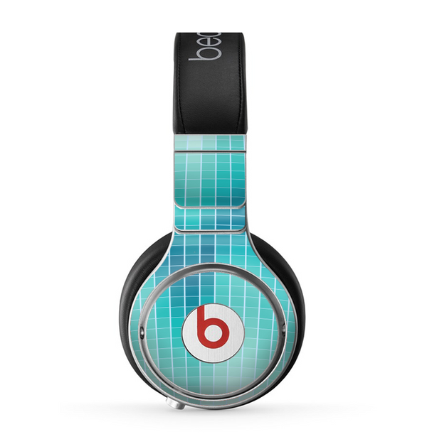 The Teal Disco Ball Skin for the Beats by Dre Pro Headphones