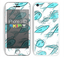 The Teal Fishies Skin for the Apple iPhone 5c