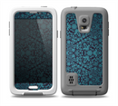 The Teal Floral Mirrored Pattern Skin Samsung Galaxy S5 frē LifeProof