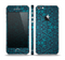 The Teal Floral Mirrored Pattern Skin Set for the Apple iPhone 5