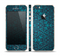 The Teal Floral Mirrored Pattern Skin Set for the Apple iPhone 5s